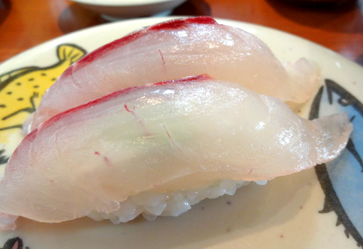 佐渡沖真鯛のにぎり寿司
